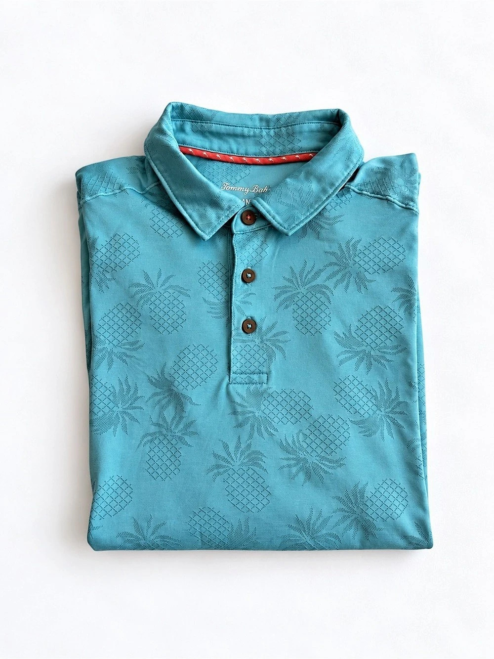 Tommy Bahama Men's Blue Pineapple Polo